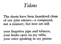 Tokens by Fleur Adcock